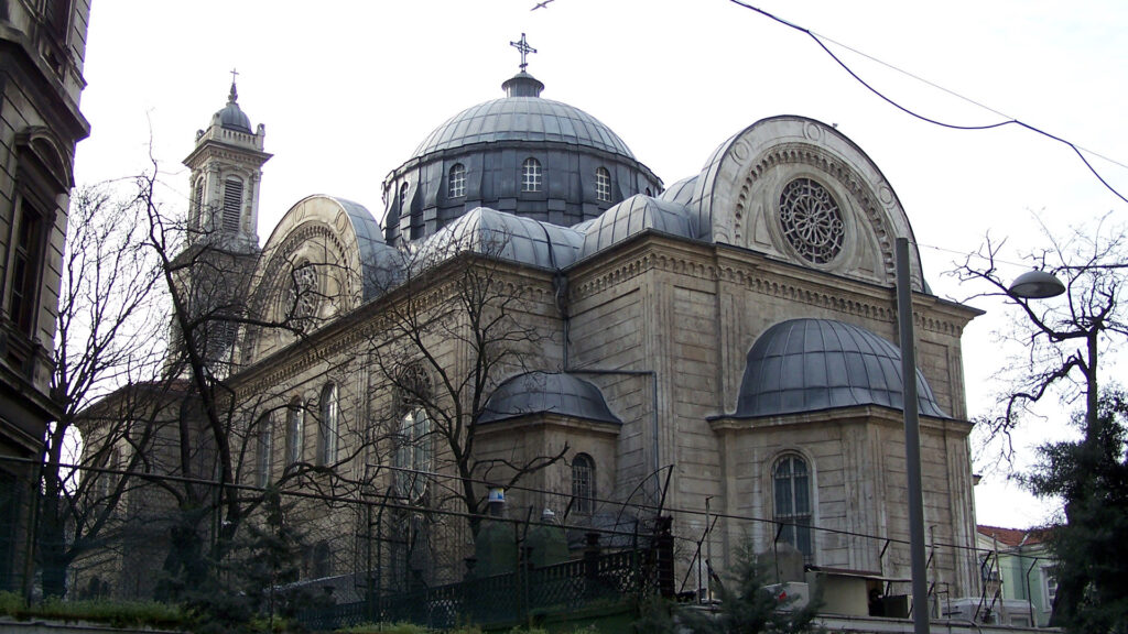 Holy Trinity Church Taksim Landmark in Istanbul