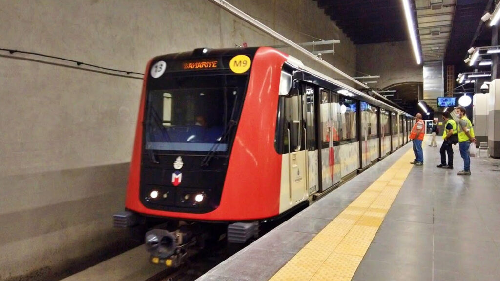 Istanbul Airport to City Center Metro Map