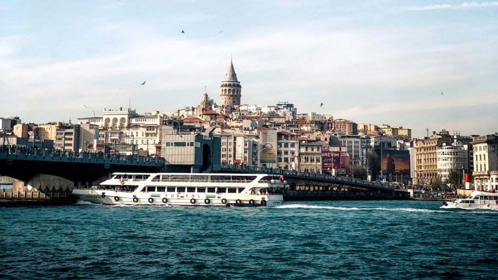 Sunset at Golden Horn Istanbul